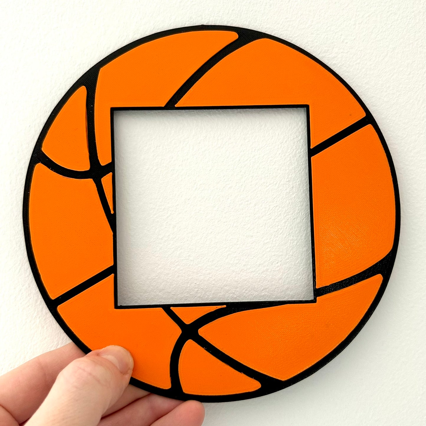 Basketball Light Switch Surround Cover - 3D Printed - Bedroom Decor - Sports Room - Home - Room Decor - Sportsman - Sports Man - Slam Dunk