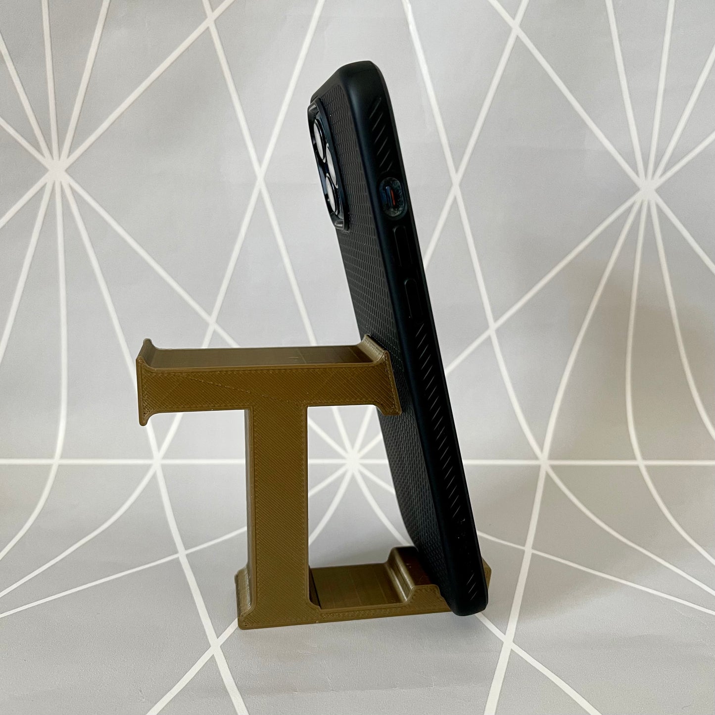 Letter Alphabet Mobile Phone Tablet Stand - Desk Accessory - New Job - Gifts for Him - Gifts for Her - Office - Phone Dock - Gadget - Techn