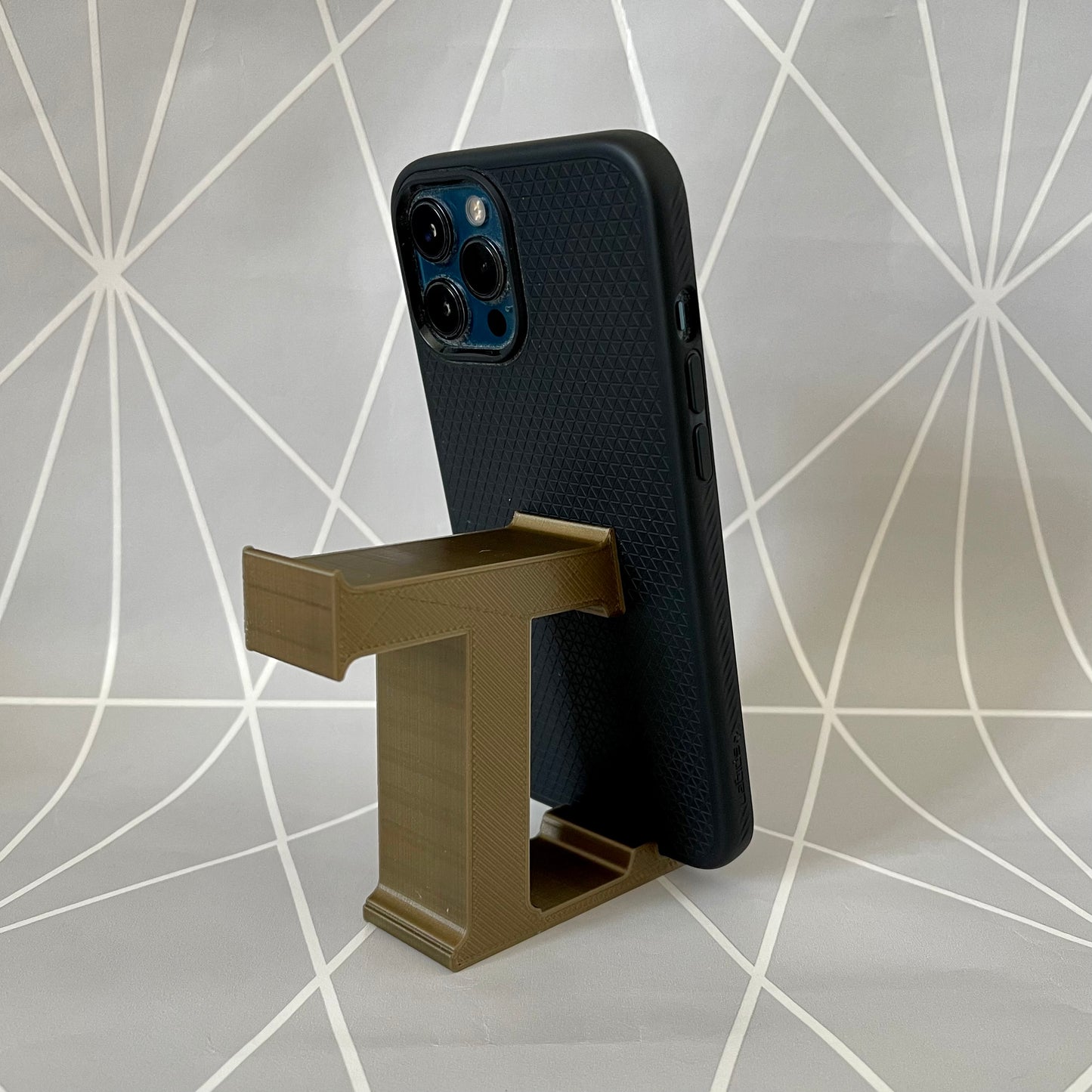 Letter Alphabet Mobile Phone Tablet Stand - Desk Accessory - New Job - Gifts for Him - Gifts for Her - Office - Phone Dock - Gadget - Techn