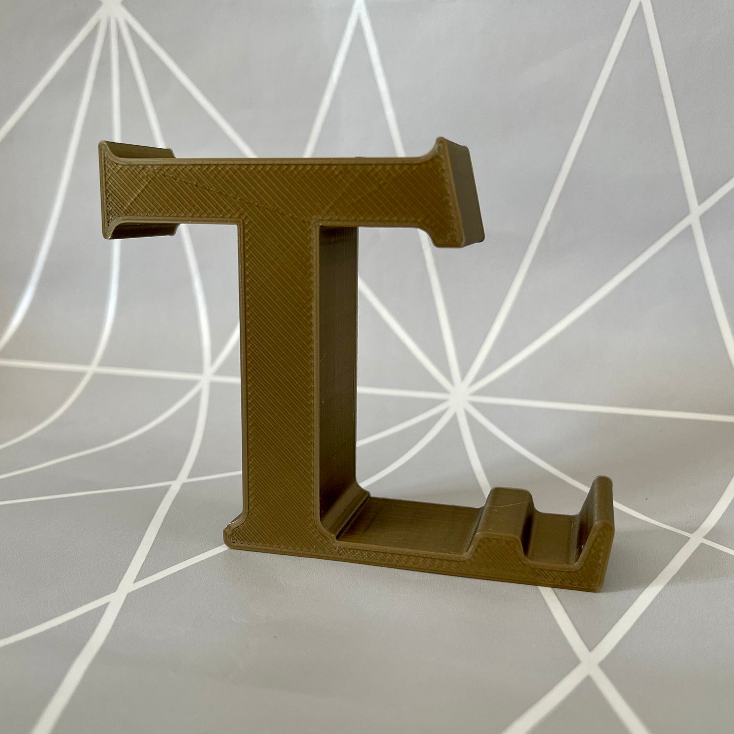 Letter Alphabet Mobile Phone Tablet Stand - Desk Accessory - New Job - Gifts for Him - Gifts for Her - Office - Phone Dock - Gadget - Techn