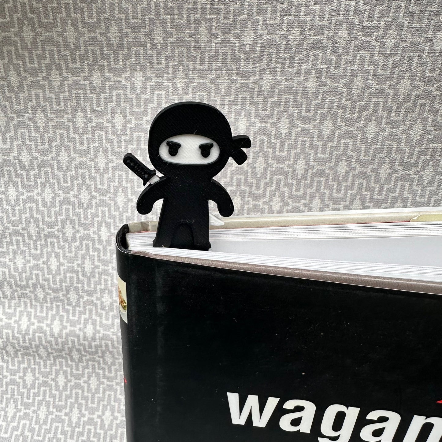 Ninja - Bookmark - 3D Printed - Personalised - Book Lover - Stocking Filler - Personalized - Martial Arts - Reading