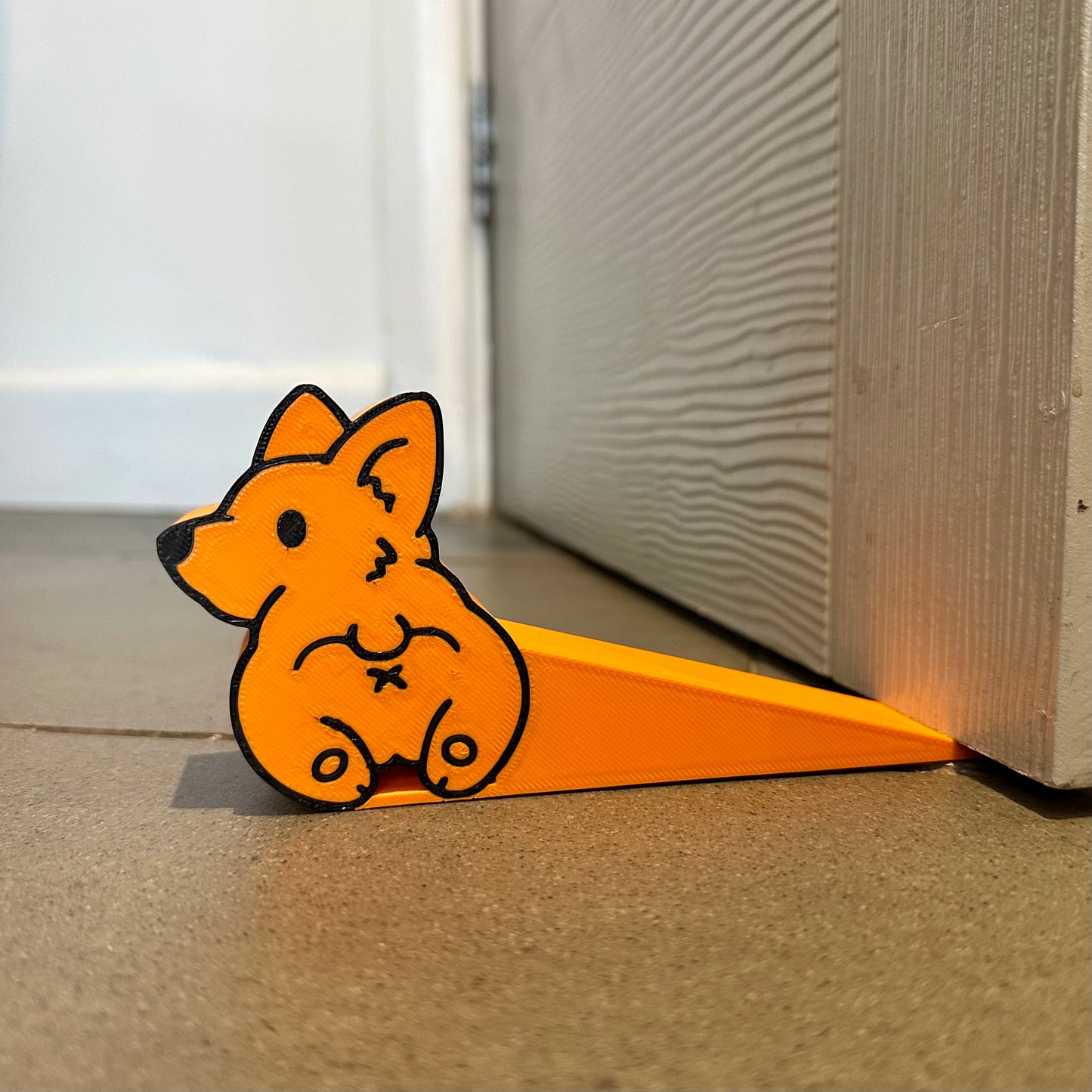 Corgi Dog Doorstop - 3D Printed - Sports - Home Decor - Ornament - Door Stopper - Modern Decor - Gifts for Home - Hound - Dogs - Pet