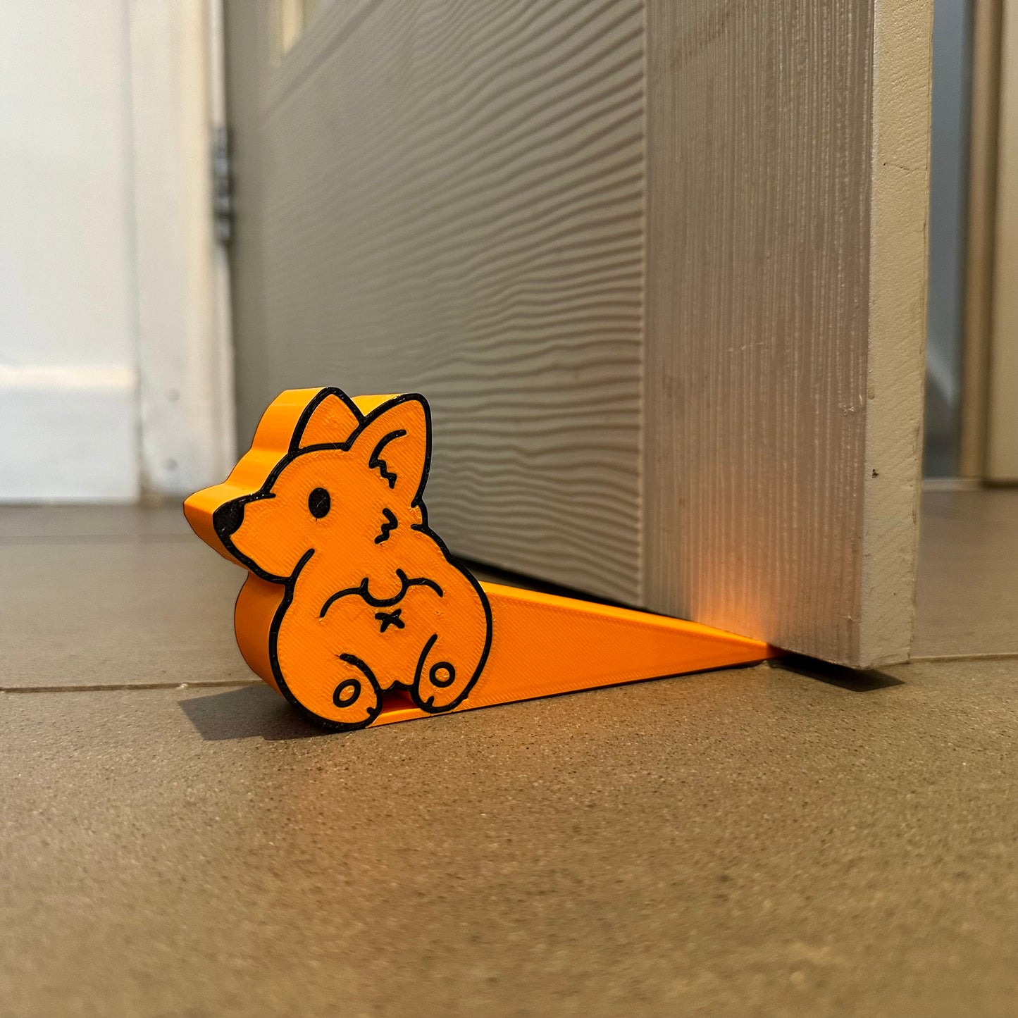 Corgi Dog Doorstop - 3D Printed - Sports - Home Decor - Ornament - Door Stopper - Modern Decor - Gifts for Home - Hound - Dogs - Pet