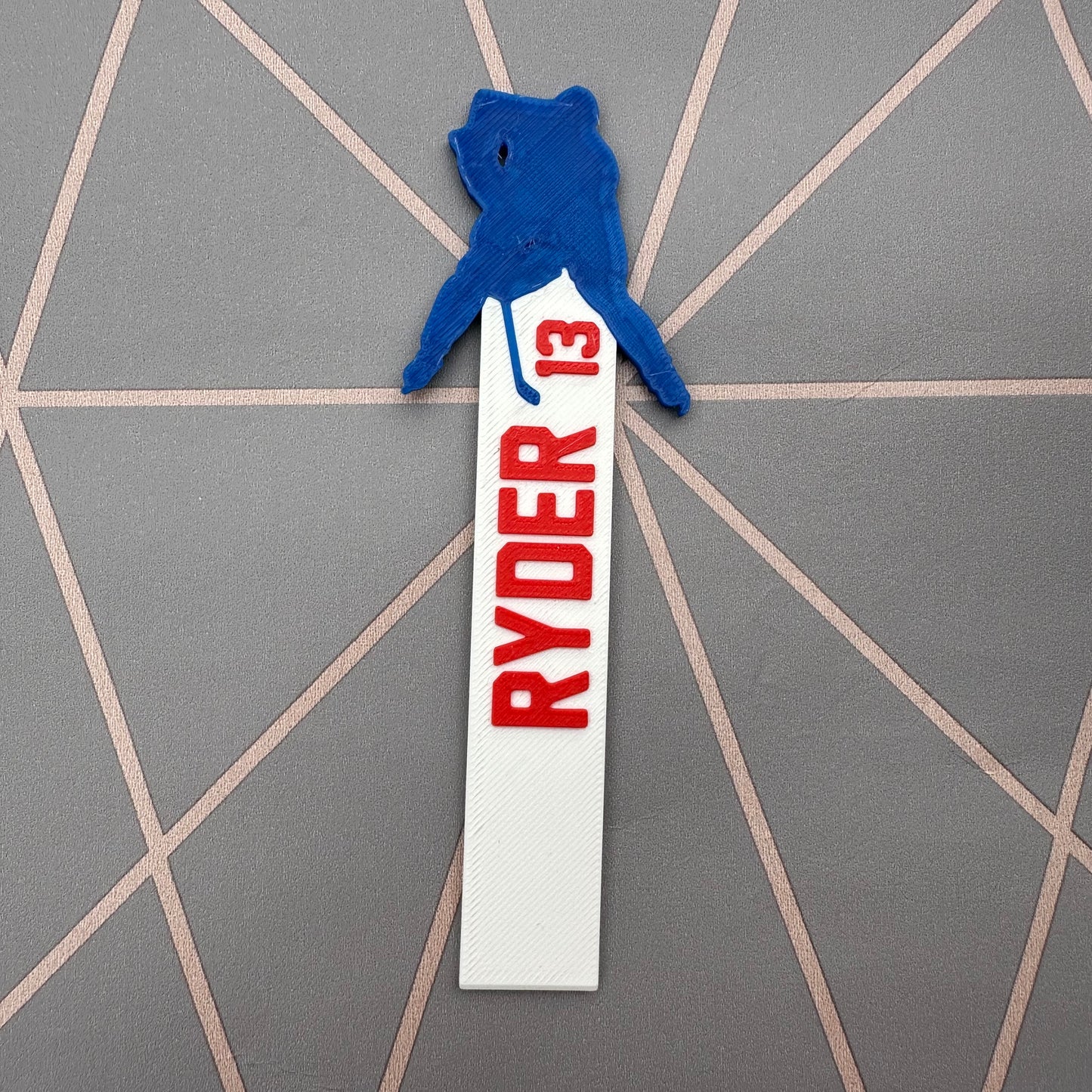Ice Hockey Silhouette Bookmark - 3D Printed - Personalised - Book Lover - Stocking Stuffer Filler - Christmas Gift - Ice Skates Rink - Puck
