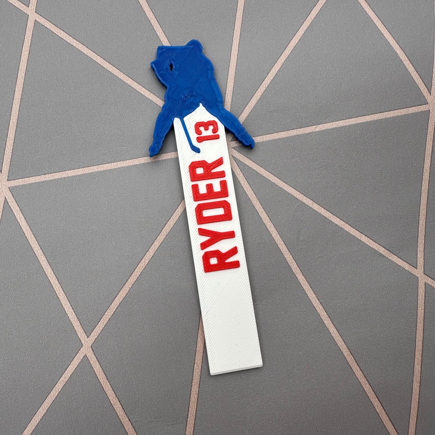 Ice Hockey Silhouette Bookmark - 3D Printed - Personalised - Book Lover - Stocking Stuffer Filler - Christmas Gift - Ice Skates Rink - Puck
