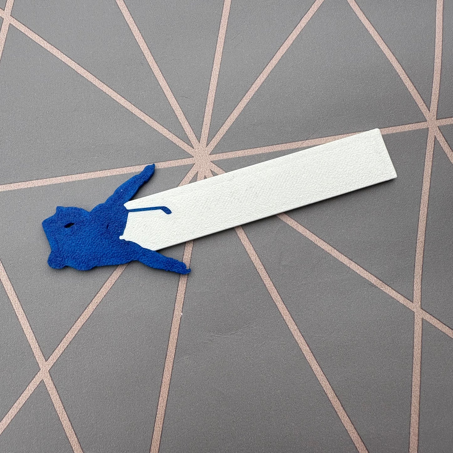 Ice Hockey Silhouette Bookmark - 3D Printed - Personalised - Book Lover - Stocking Stuffer Filler - Christmas Gift - Ice Skates Rink - Puck