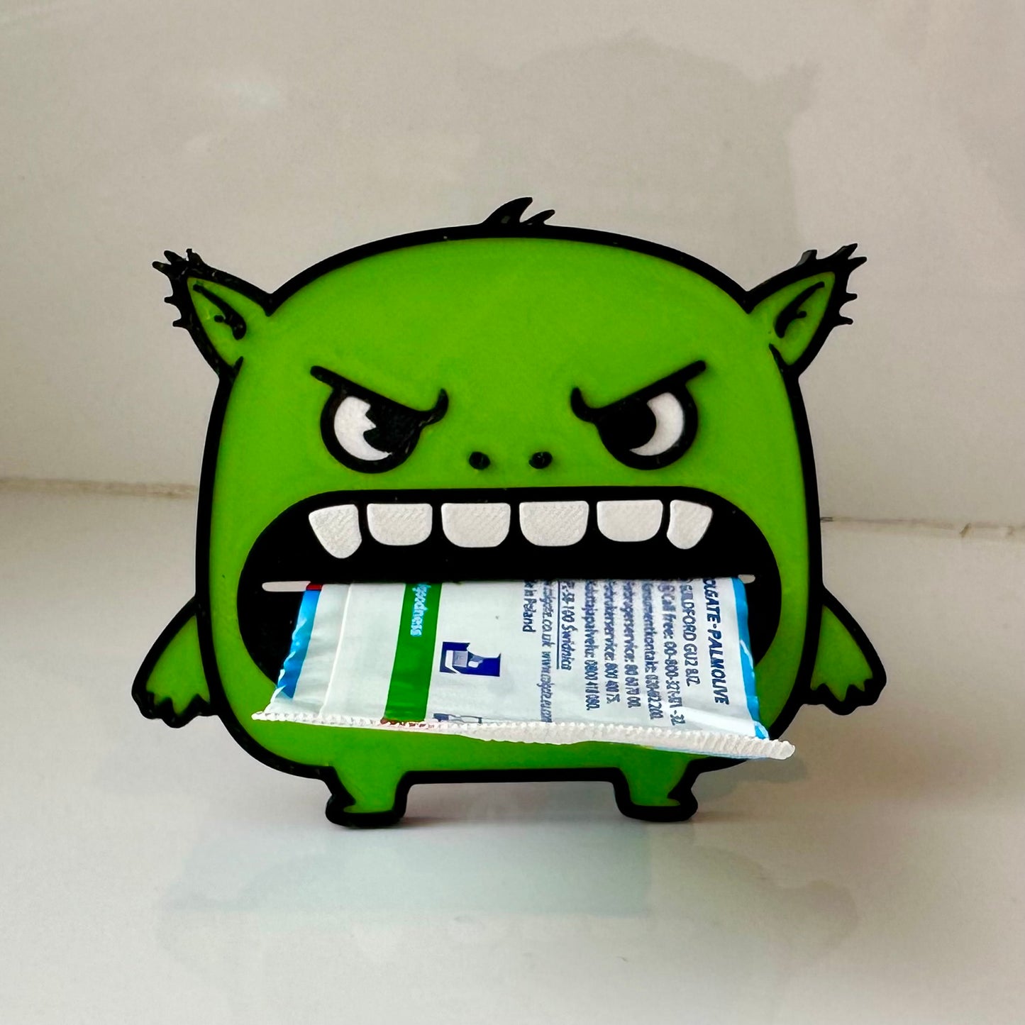 Chewzee Toothpaste Squeezer - 3D Printed - Monster - Children Kids Teeth - Tube Roller Squeeze - Dispenser - Bathroom - Tooth Paste Holder (Copy)