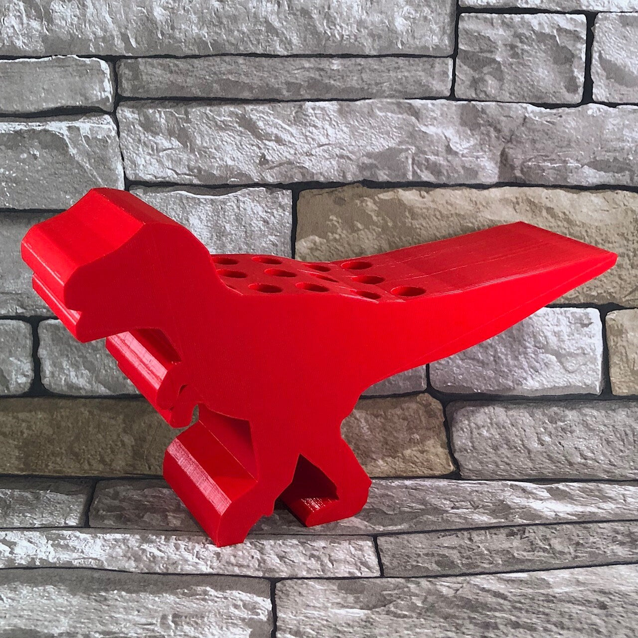 T-Rex Dinosaur Pen/Pencil/Crayon Pot - TRex 3D Printed - Children - Kids - Art - Desk - Stationary - Personalised - Office - Dinosaur Lover