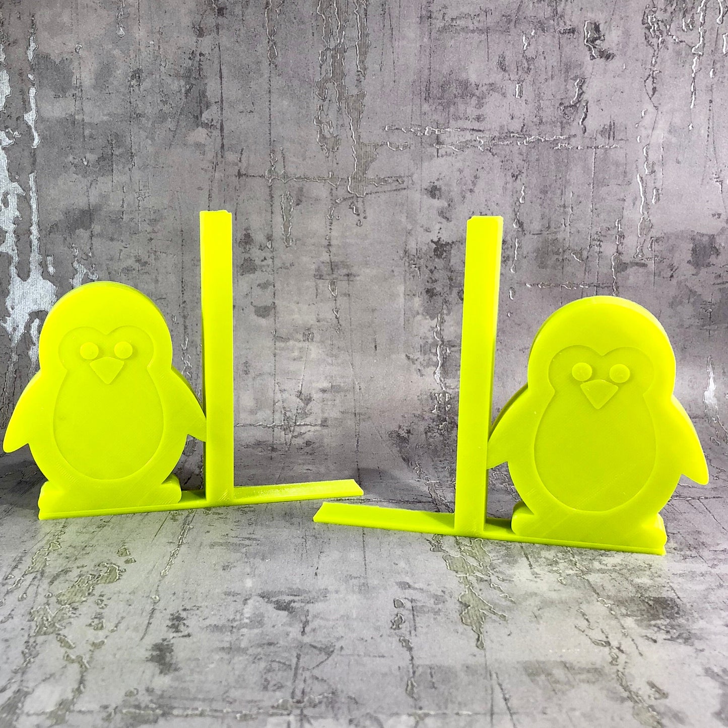 Penguin Bookends - 3D Printed - Book Storage - Nursery Decor - Children's Bedroom - Gifts for boys - Gifts for girls - Birthday Gifts