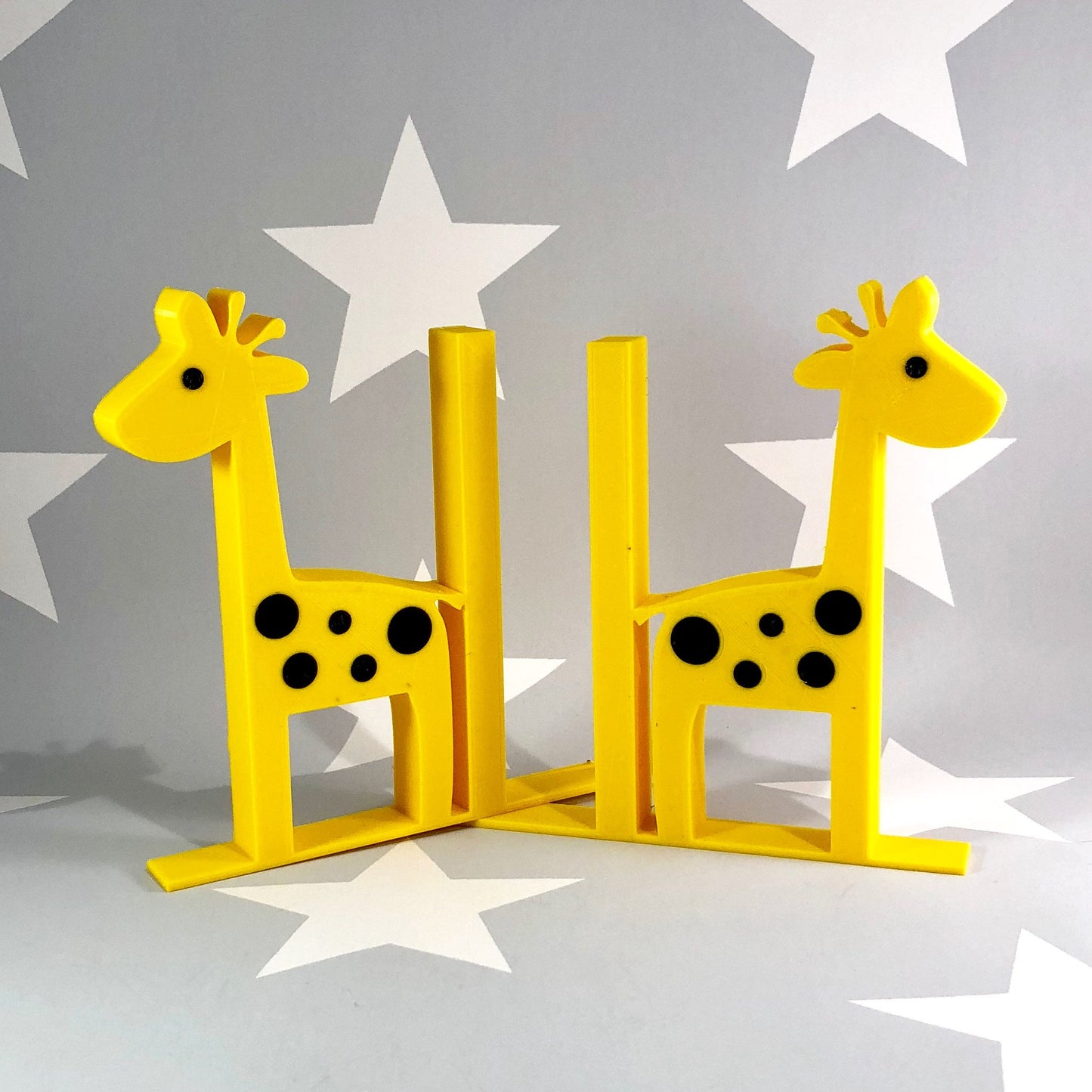 Giraffe Bookends - 3D Printed - Book Storage - Children's Bedroom - Gifts for boys - Gifts for girls - Rainforest - Desk Tidy - Nursery