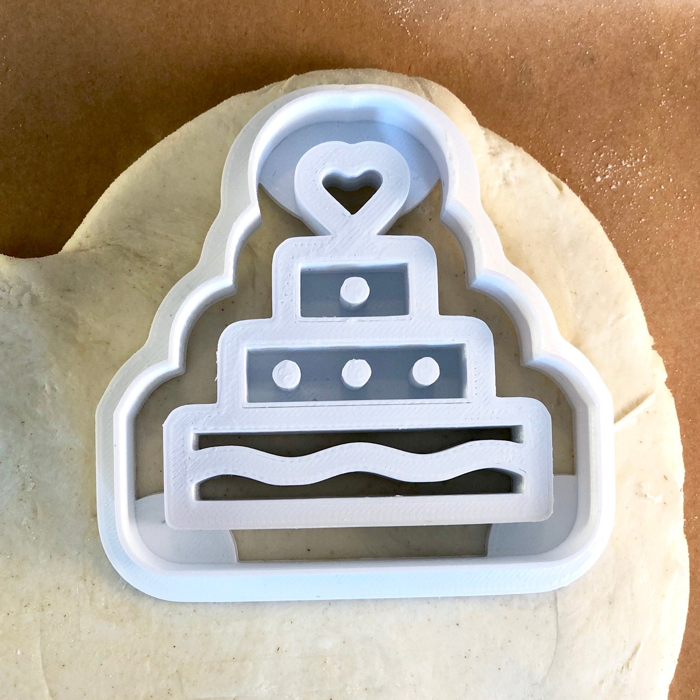 Wedding Cake - Cookie Cutter - Cute Cutter - Biscuit - Fondant - Clay cutter - Dough - One of a kind