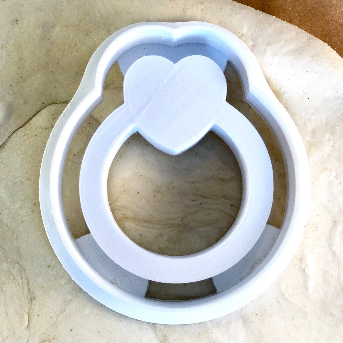 Wedding Ring - Cookie Cutter - Cute Cutter - Biscuit - Fondant - Clay cutter - Dough - One of a kind