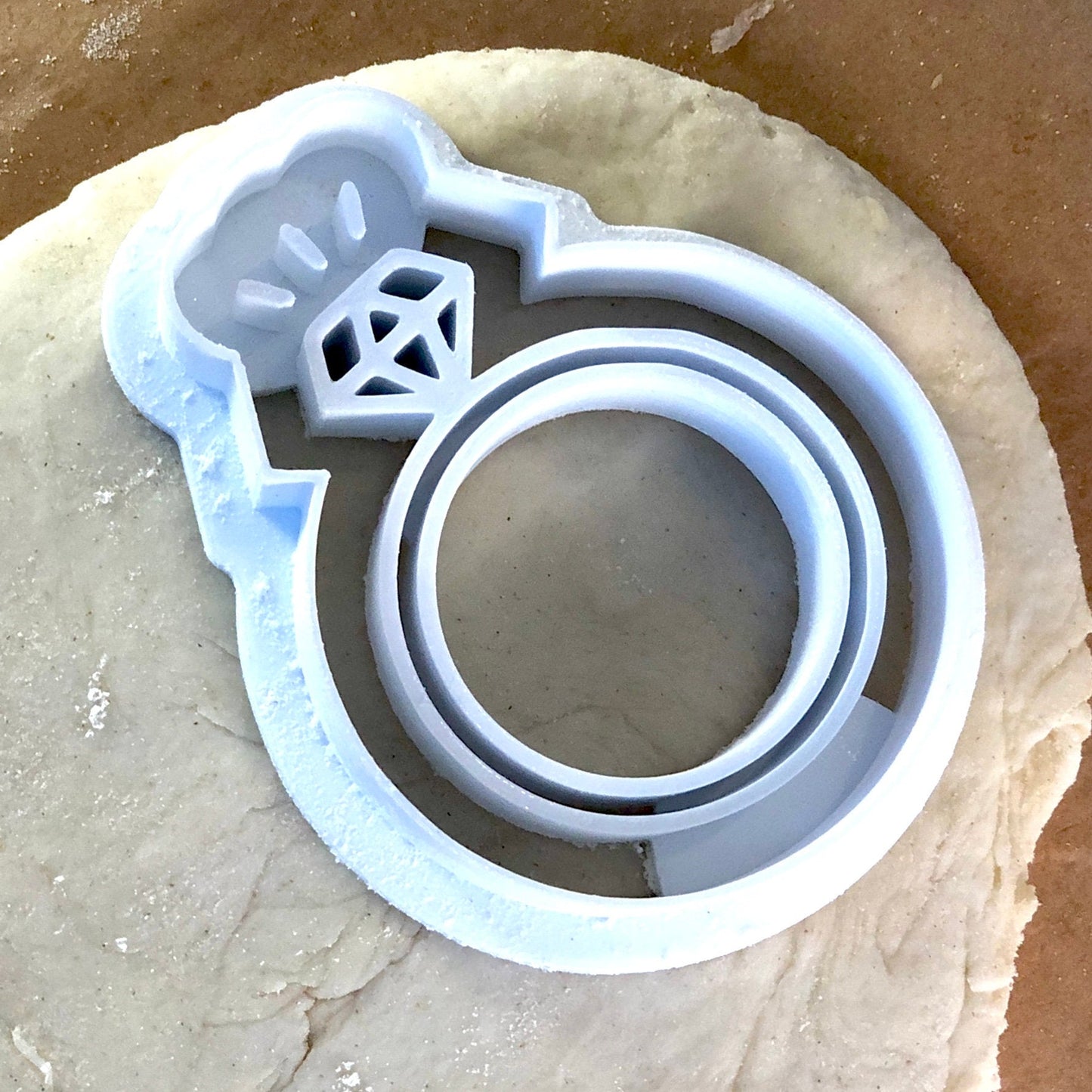 Engagement ring - Cookie Cutter - Cute Cutter - Biscuit - Fondant - Clay cutter - Dough - One of a kind
