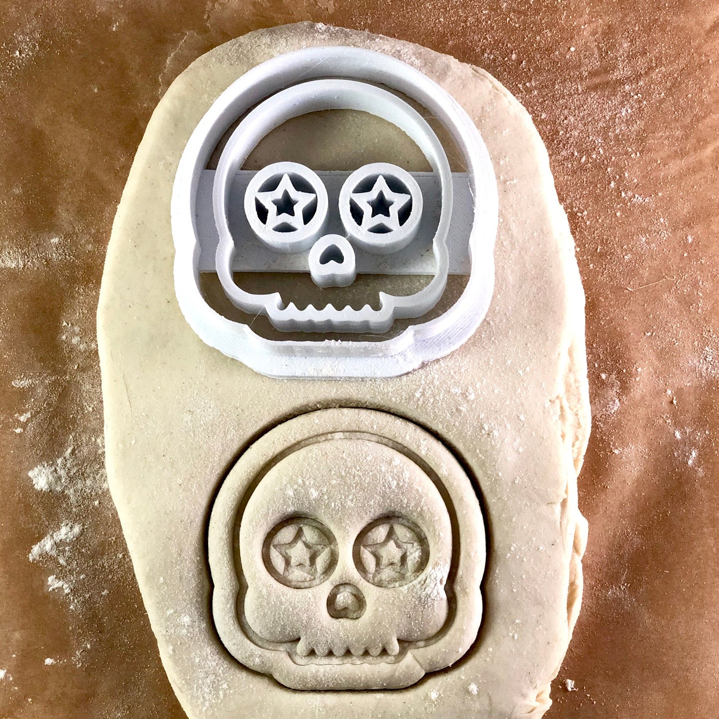 Star Sugar Skull - Cookie Cutter - Cute Cutter - Biscuit - Fondant - Clay cutter - Dough - One of a kind