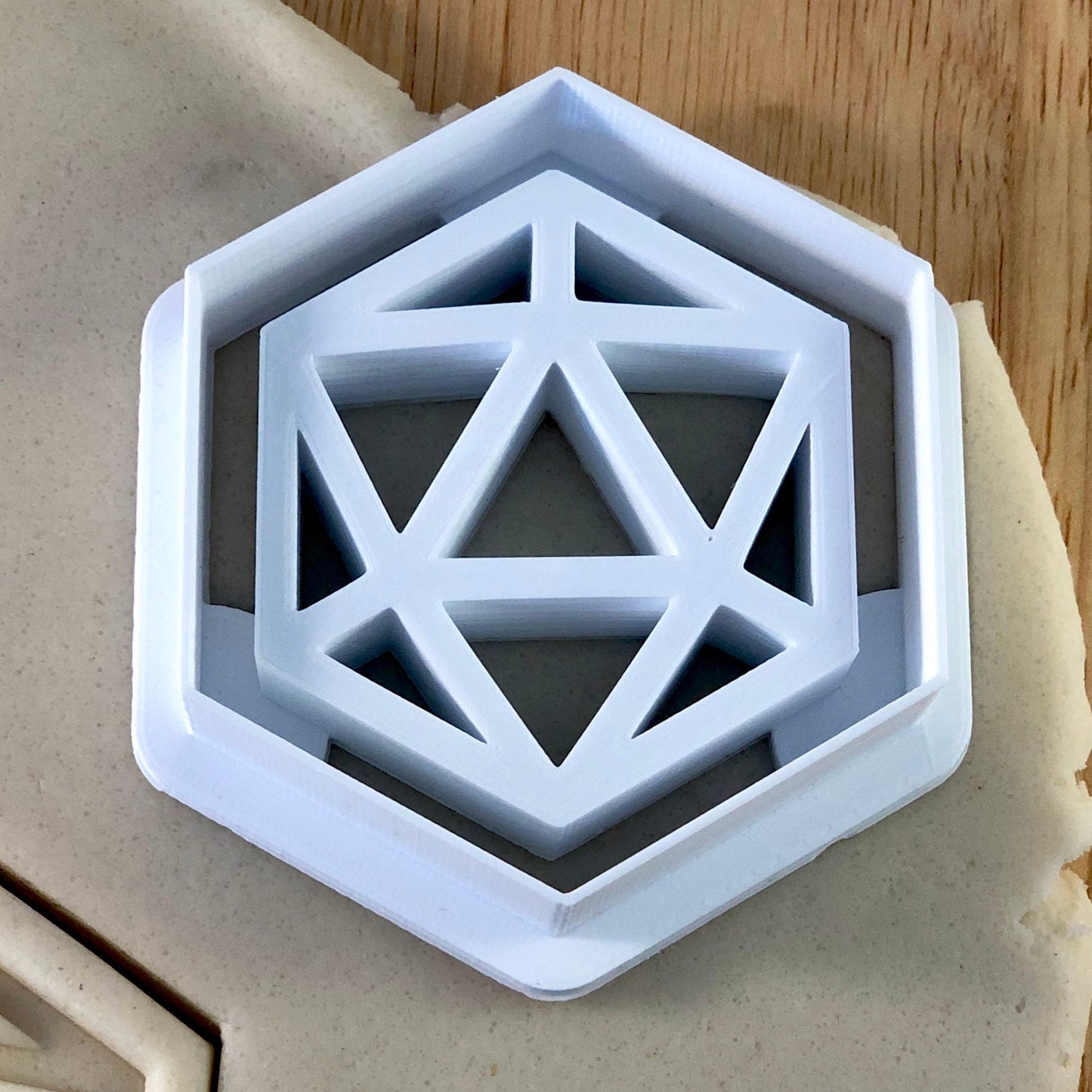 Dice dodecahedron - Cookie Cutter - Cute Cutter - Biscuit - Fondant - Clay cutter - Dough - One of a kind