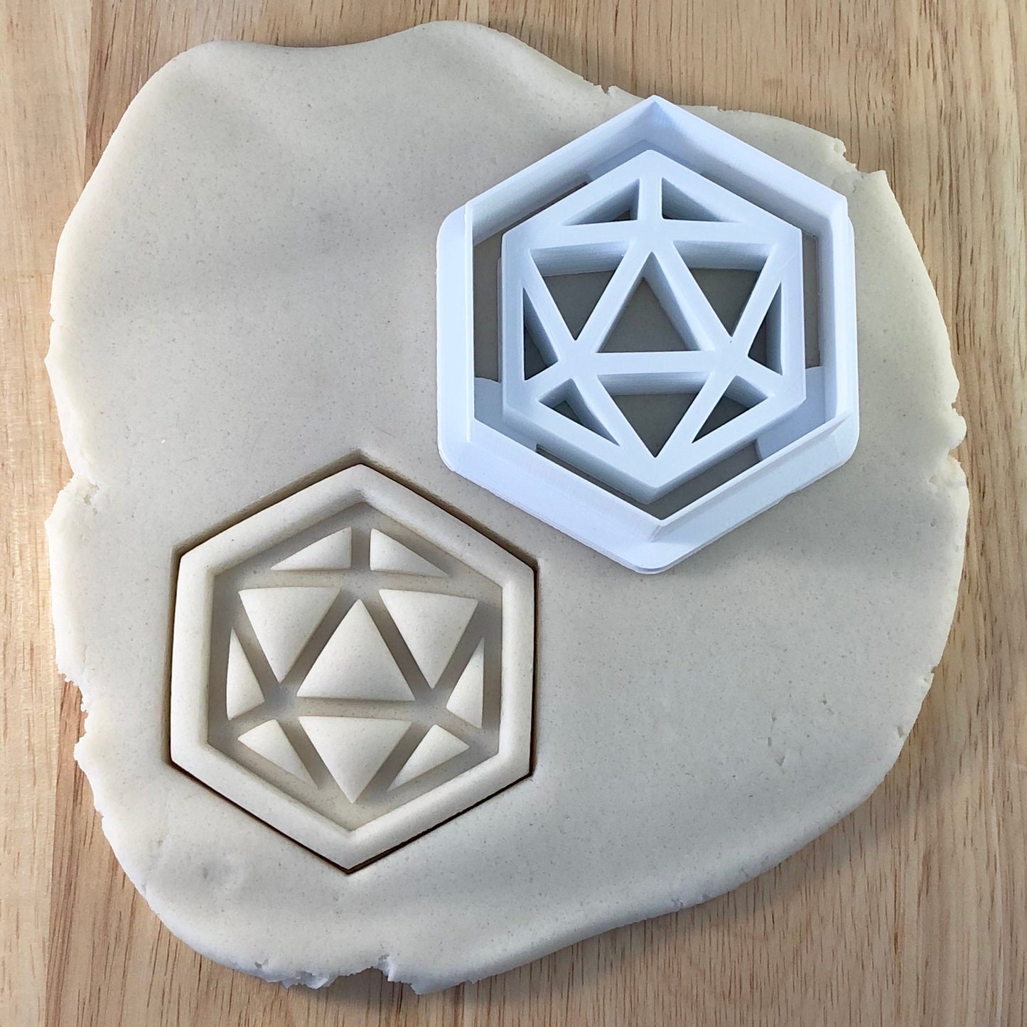 Dice dodecahedron - Cookie Cutter - Cute Cutter - Biscuit - Fondant - Clay cutter - Dough - One of a kind