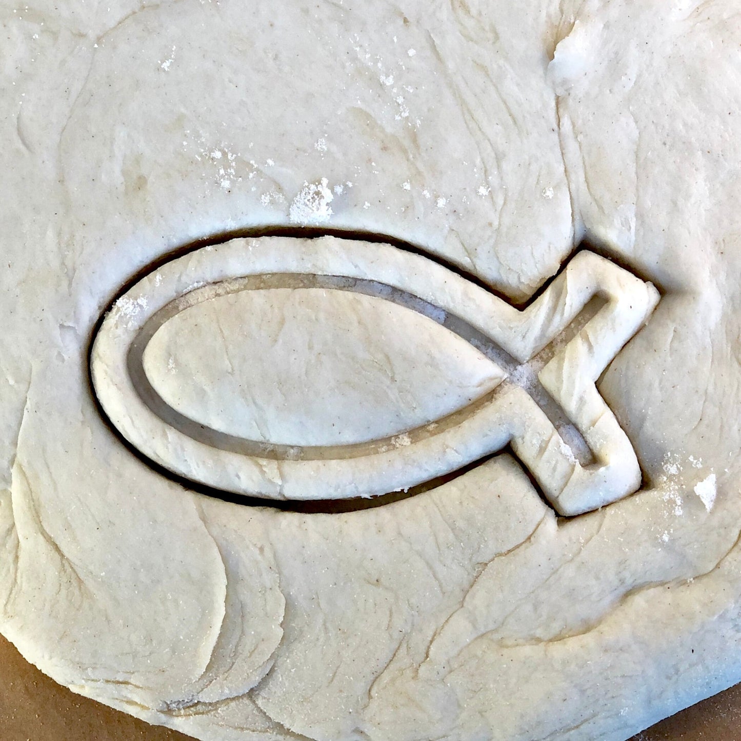 Christian Fish - Ichthys - Catholic - Cookie Cutter - Cute Cutter - Biscuit - Fondant - Clay cutter - Dough - One of a kind