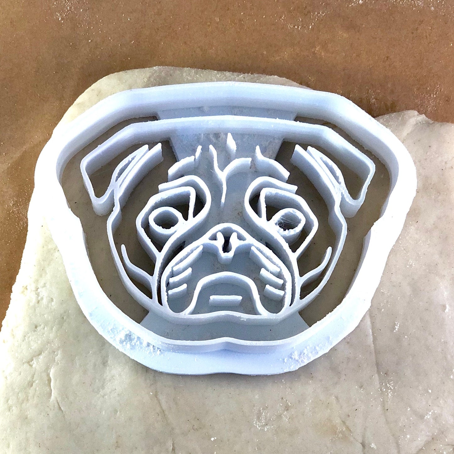 Dog Pug - Cookie Cutter - Cute Cutter - Biscuit - Fondant - Clay cutter - Dough - One of a kind