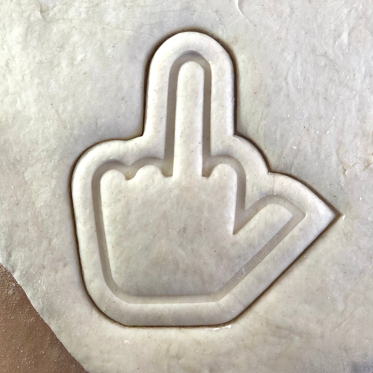 Middle Finger - Cookie Cutter - Cute Cutter - Biscuit - Fondant - Clay cutter - Dough - One of a kind