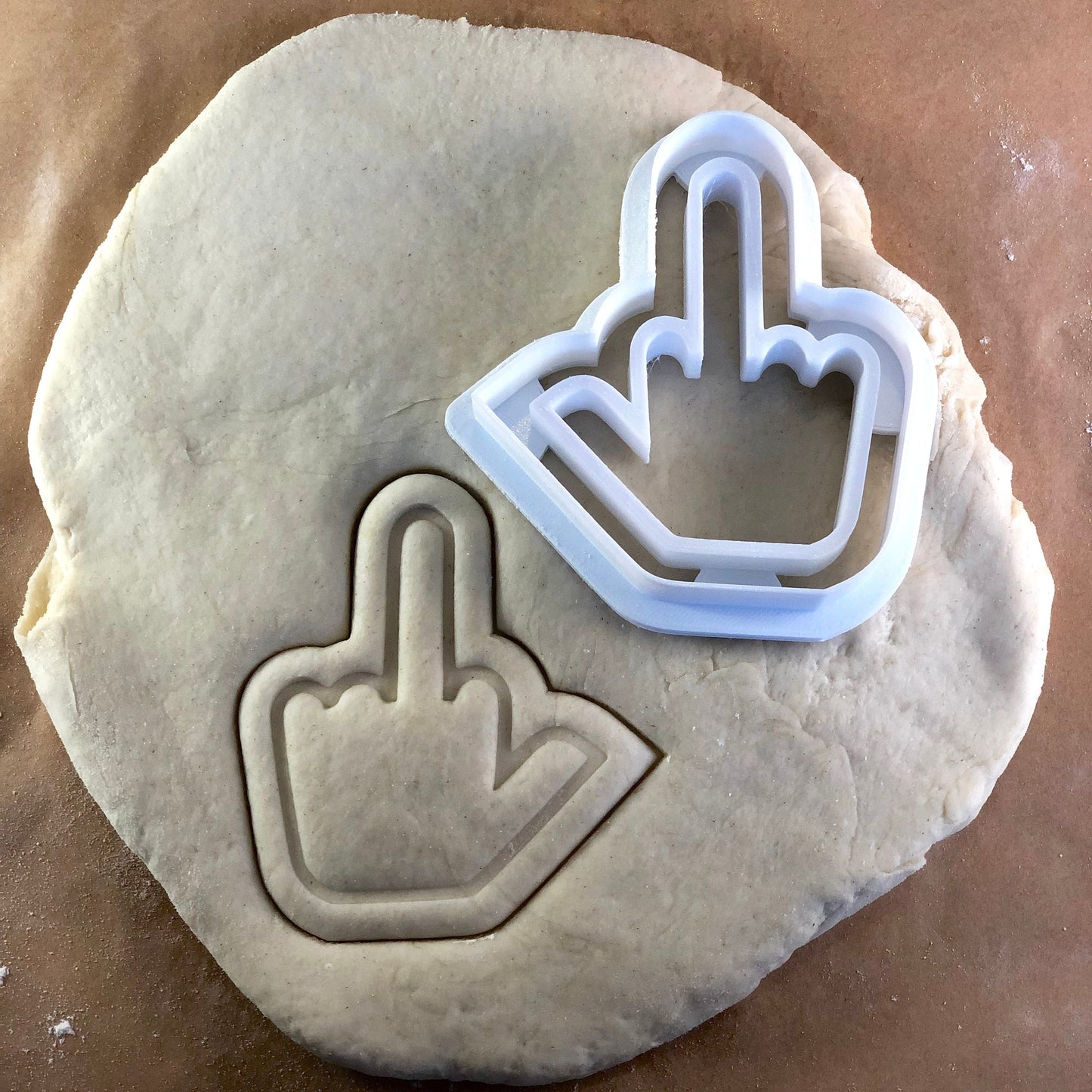 Middle Finger - Cookie Cutter - Cute Cutter - Biscuit - Fondant - Clay cutter - Dough - One of a kind
