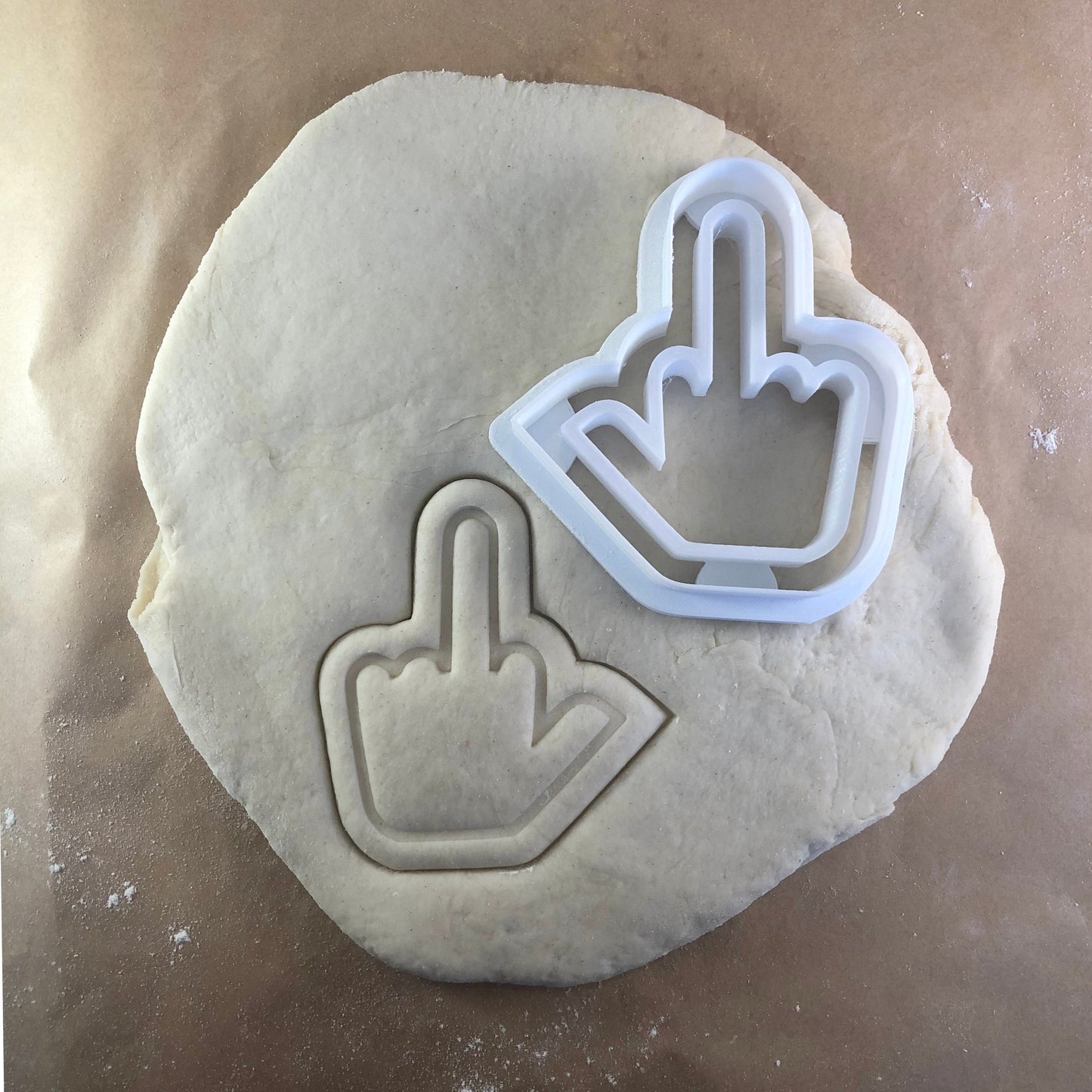 Middle Finger - Cookie Cutter - Cute Cutter - Biscuit - Fondant - Clay cutter - Dough - One of a kind