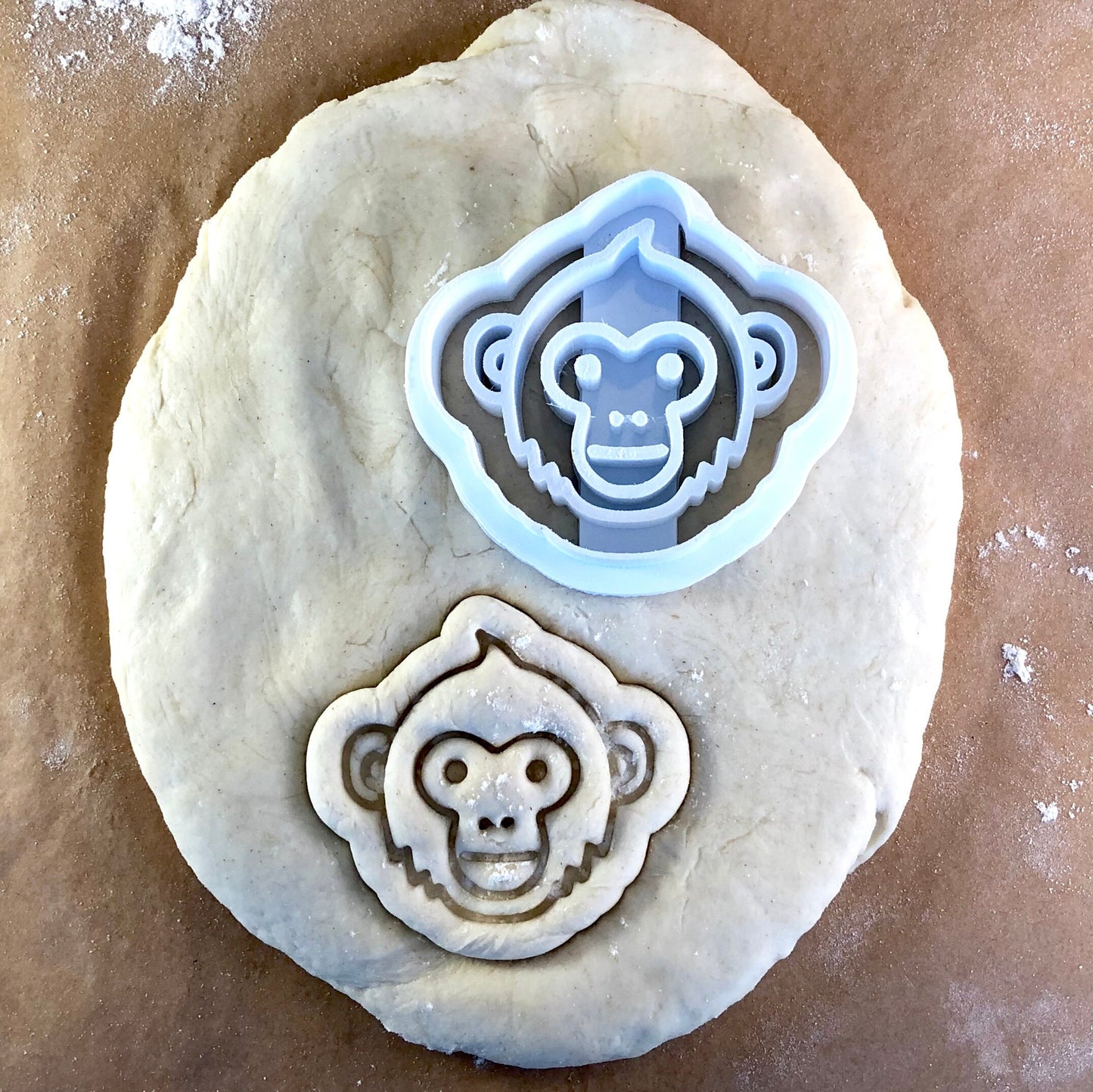 Monkey - Chimpanzee - Cookie Cutter - Cute Cutter - Biscuit - Fondant - Clay cutter - Dough - One of a kind