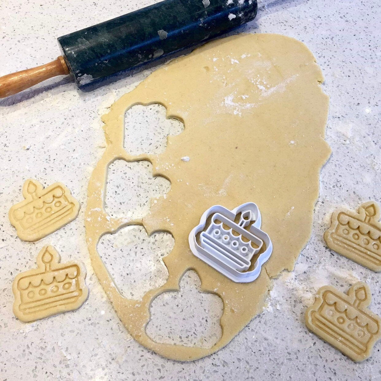 Birthday Cake - Wedding Cake - Cookie Cutter - Cute Cutter - Biscuit - Fondant - Clay cutter - Dough - One of a kind