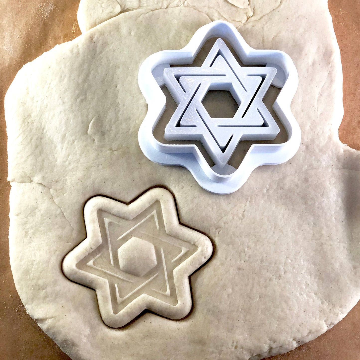 Star of David - Jewish - Cookie Cutter - Cute Cutter - Biscuit - Fondant - Clay cutter - Dough - One of a kind
