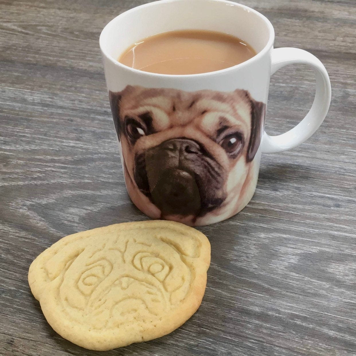 Dog Pug - Cookie Cutter - Cute Cutter - Biscuit - Fondant - Clay cutter - Dough - One of a kind