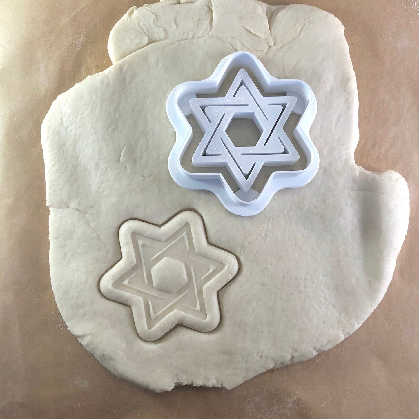 Star of David - Jewish - Cookie Cutter - Cute Cutter - Biscuit - Fondant - Clay cutter - Dough - One of a kind