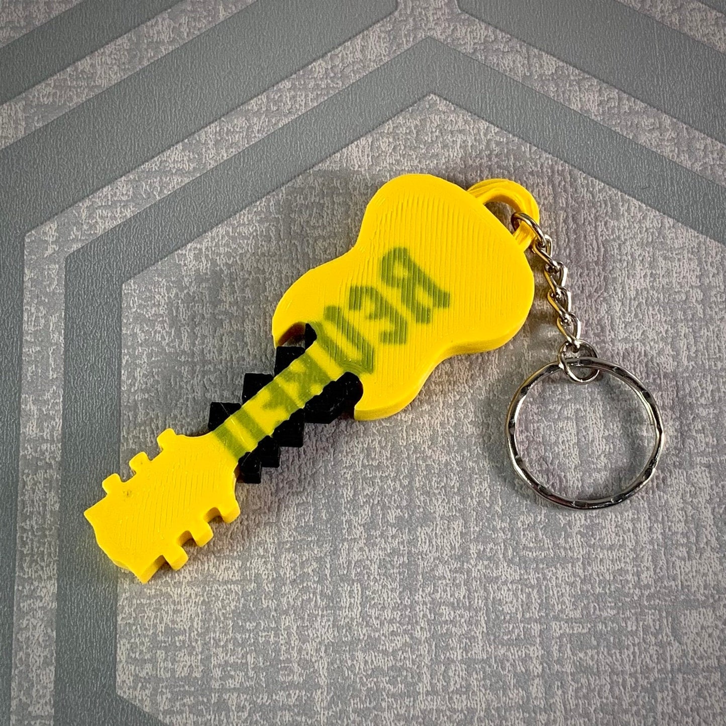 Guitar Keychain/Keyring - SG Style - 3D Printed - Personalised - Personalized - Party Bag Fillers - Name Tags - Book Bag - Under 5 Pounds