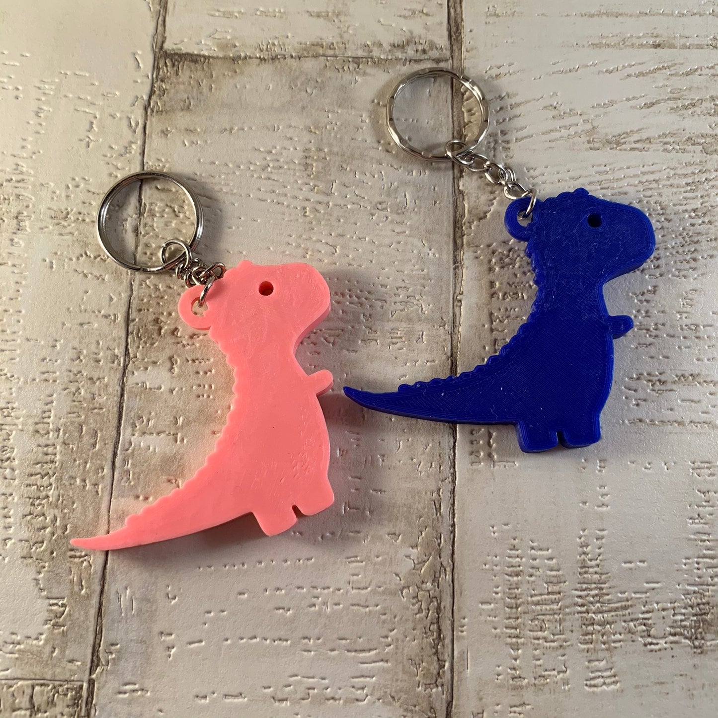 Dinosaur Trex Keyring - Keychain - Personalised 3D Printed - Party Bag Fillers - School Bag - Birthday - Small Gifts - Under 5 Pound
