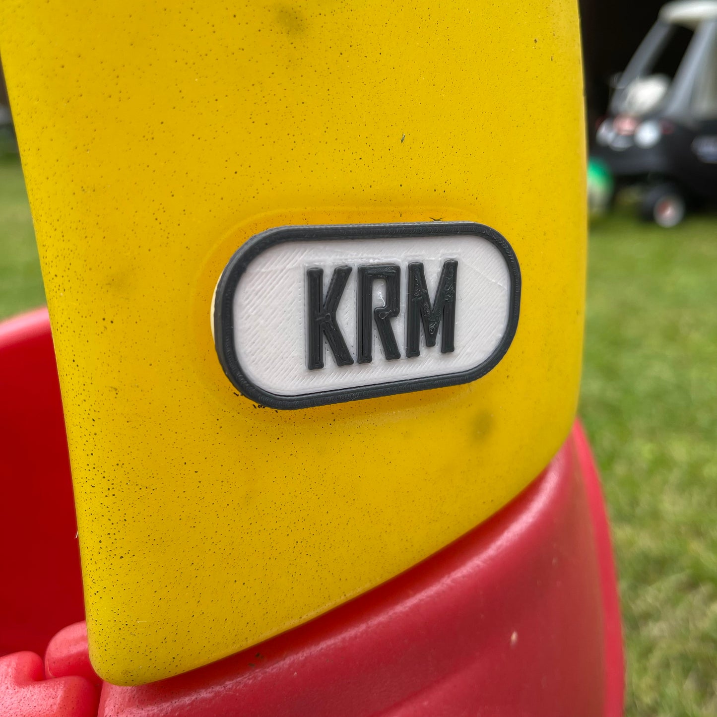 Little Tikes Side Pillar SET Numberplates Personalised - 3D printed - Toy Car - Children - Kids - Garden Toys - First 1st Birthday Gifts