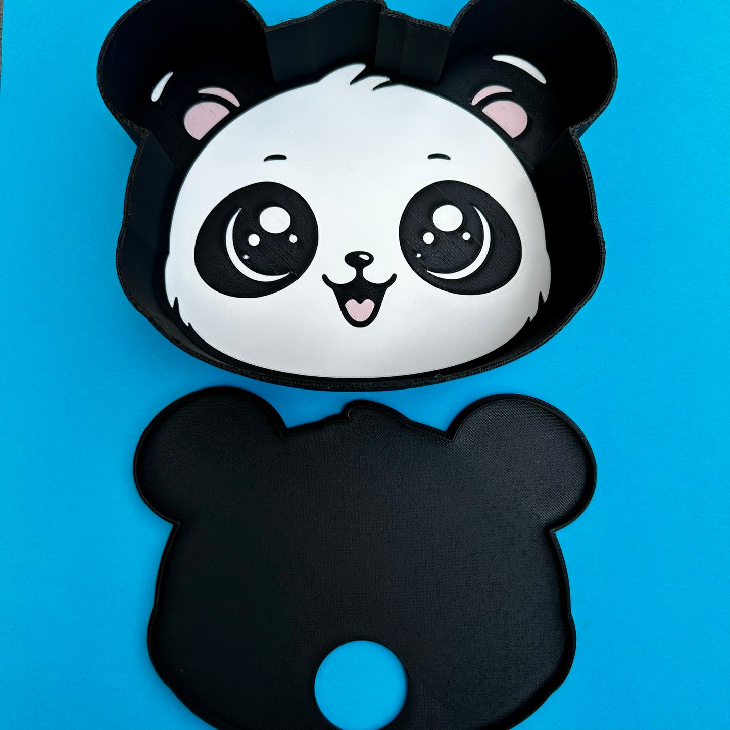 Kawaii Panda LED Light Box – Colour Changing Night Light, Bedroom Decor (USB)