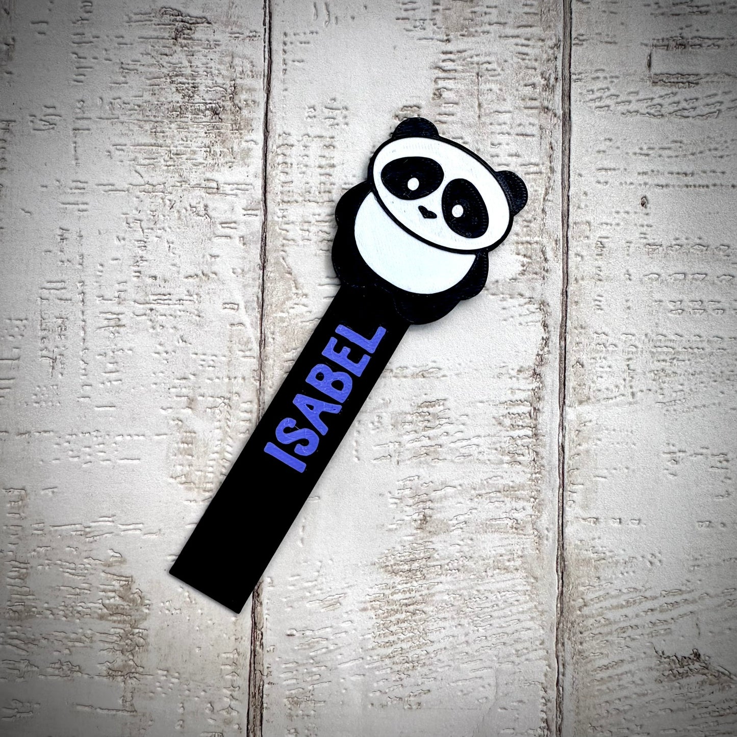 Panda Bookmark - 3D Printed - Personalised - Book Lover - Rainforest - Zoo - Kawaii - Stocking Stuffer - Stocking Filler - Christmas Gift