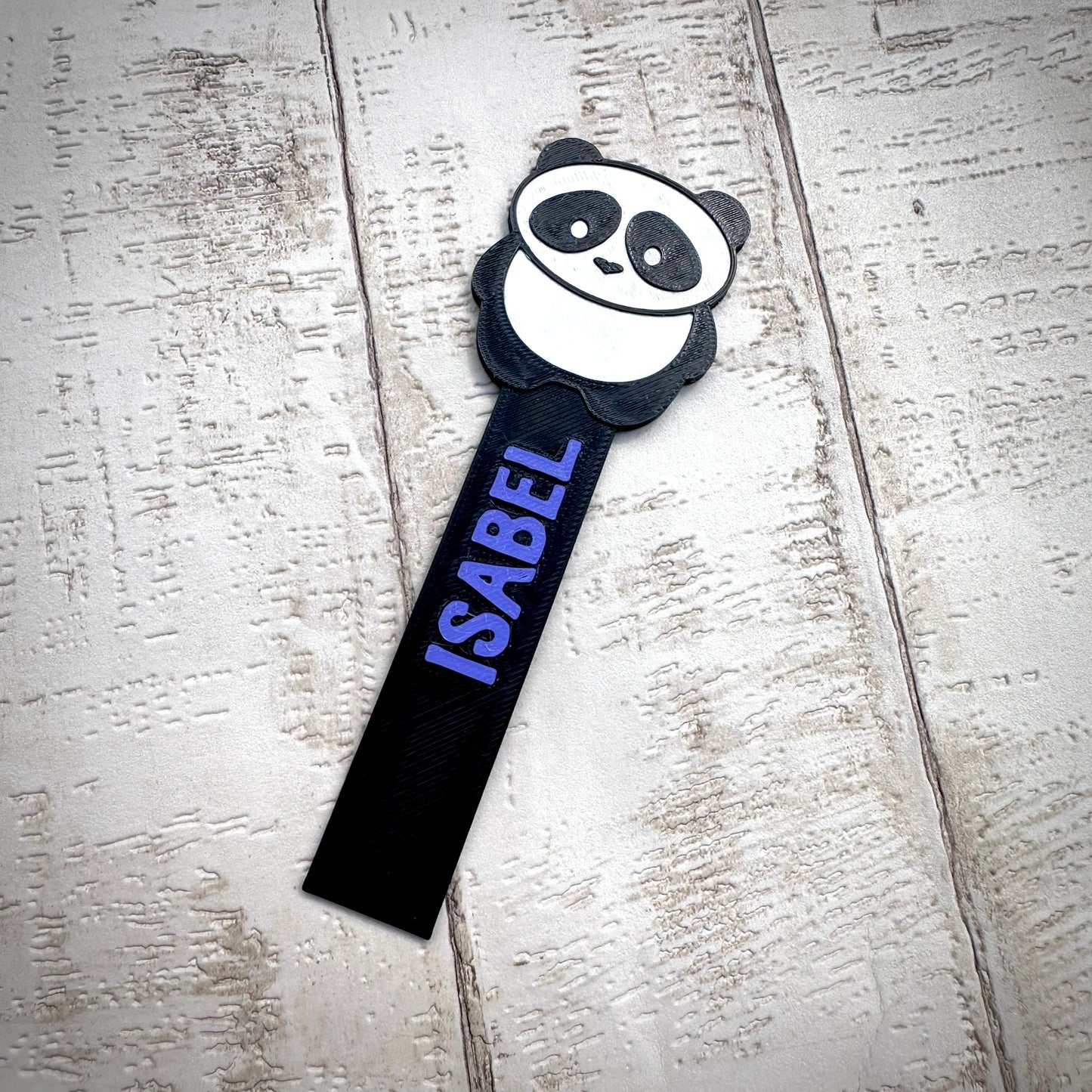 Panda Bookmark - 3D Printed - Personalised - Book Lover - Rainforest - Zoo - Kawaii - Stocking Stuffer - Stocking Filler - Christmas Gift