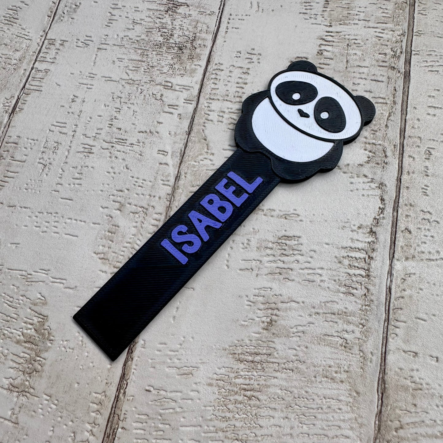 Panda Bookmark - 3D Printed - Personalised - Book Lover - Rainforest - Zoo - Kawaii - Stocking Stuffer - Stocking Filler - Christmas Gift