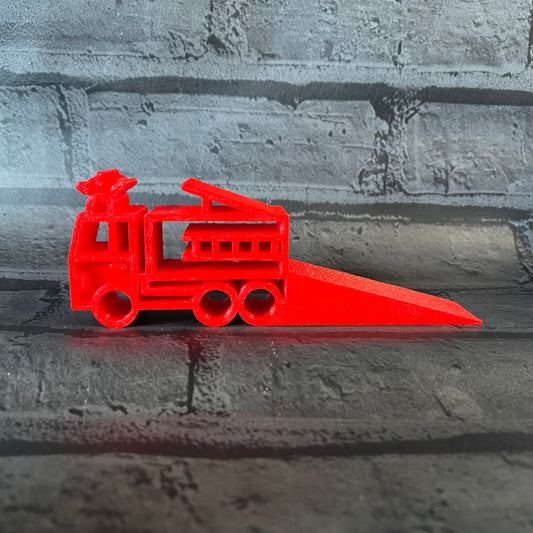 Fire Engine Doorstop - 3D Printed - Vehicles -  Emergency Transport - Children Bedroom - Kids - 999 - Fireman - Door Stopper -Gifts for Home