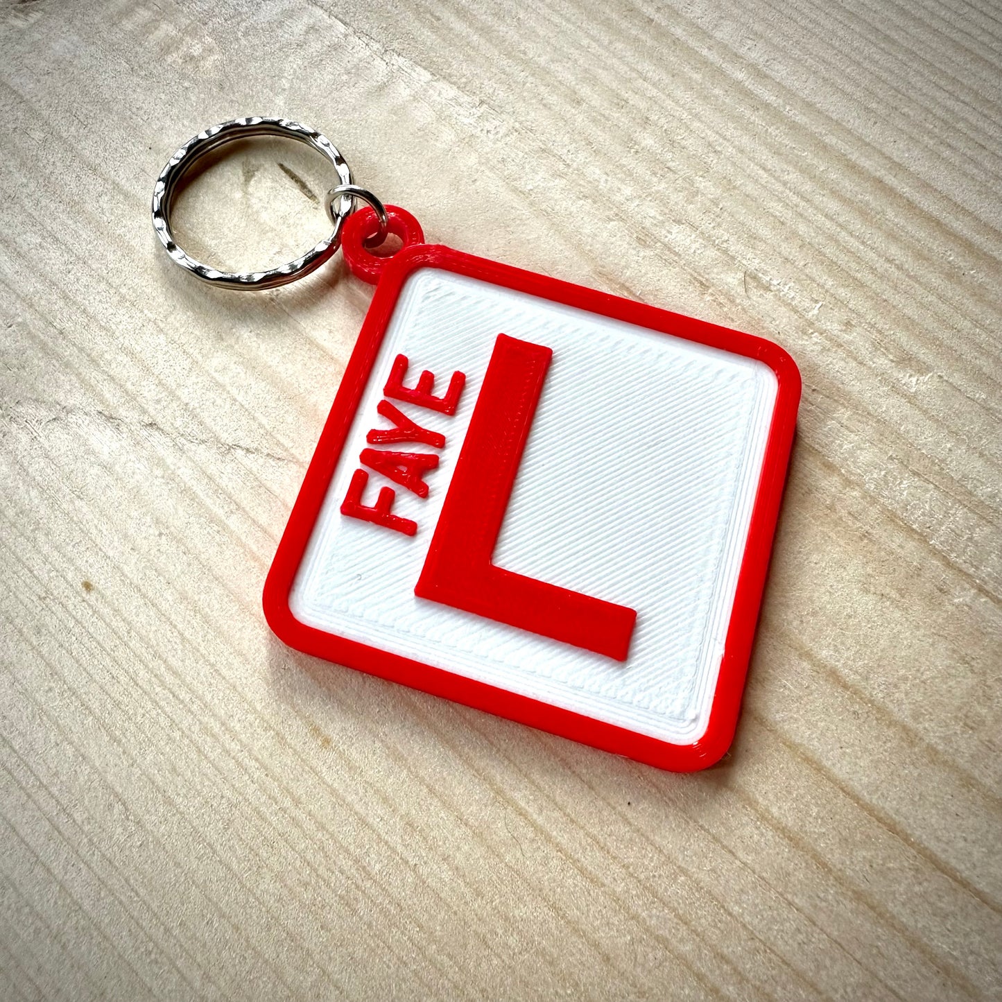 P plate Keyring - Passed Plates - Keychain - Personalised 3D Printed - New Driver - Fun Gift - Driving Test - Stocking Filler - Instructor