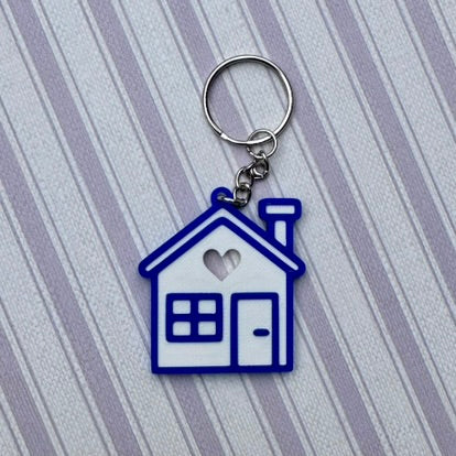 First/New Home Gift Keyrings - 3D Printed - Our First Home Keyrings - My First Home Keepsake Keychains - Couple - New Home Keychains - Keepsake