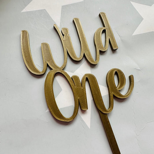 Wild One Cake Topper: First Birthday Party Decor