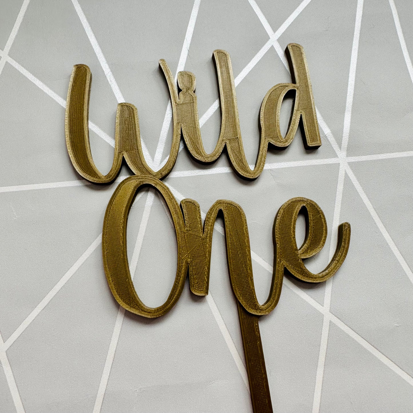 Wild One Cake Topper: First Birthday Party Decor