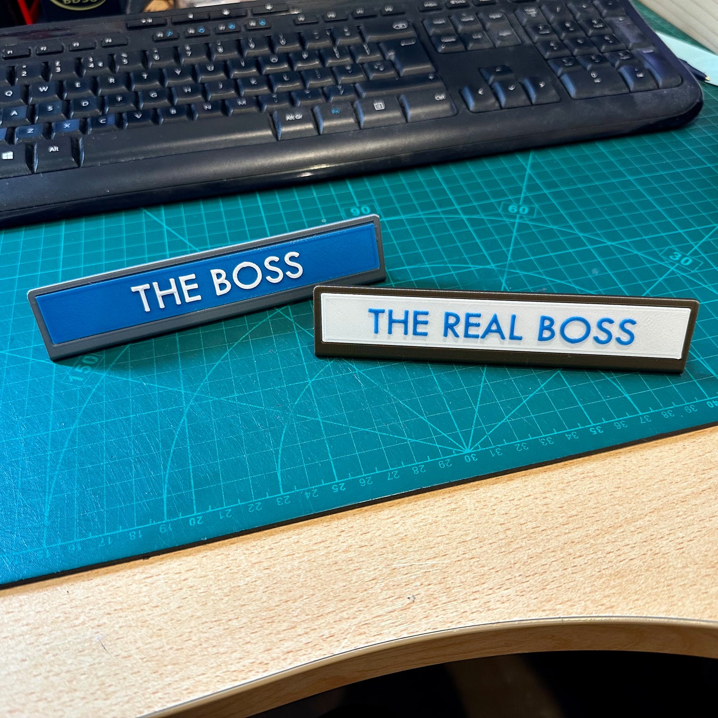 Personalised Desk Sign - Teachers Gifts - 3D printed - Stationary - Desk Decor - Office - Fun Gifts - Gifts for your boss - Secret Santa