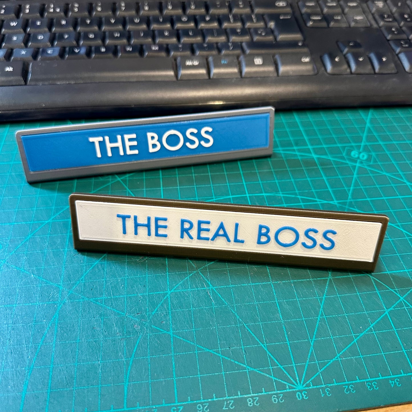 Personalised Desk Sign - Teachers Gifts - 3D printed - Stationary - Desk Decor - Office - Fun Gifts - Gifts for your boss - Secret Santa