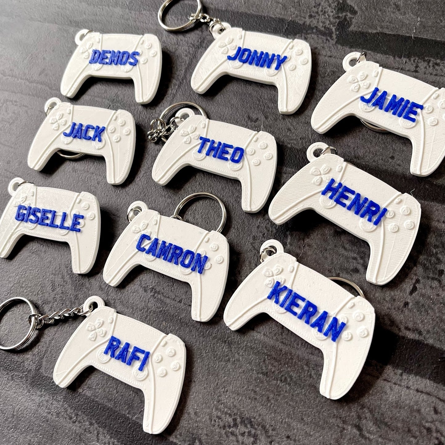 Game Controller - Keychain/Keyring - Video Gamer - 3D Printed - Personalised - Personalized - Party Bag Fillers - Name Tags - Under 5 Pound