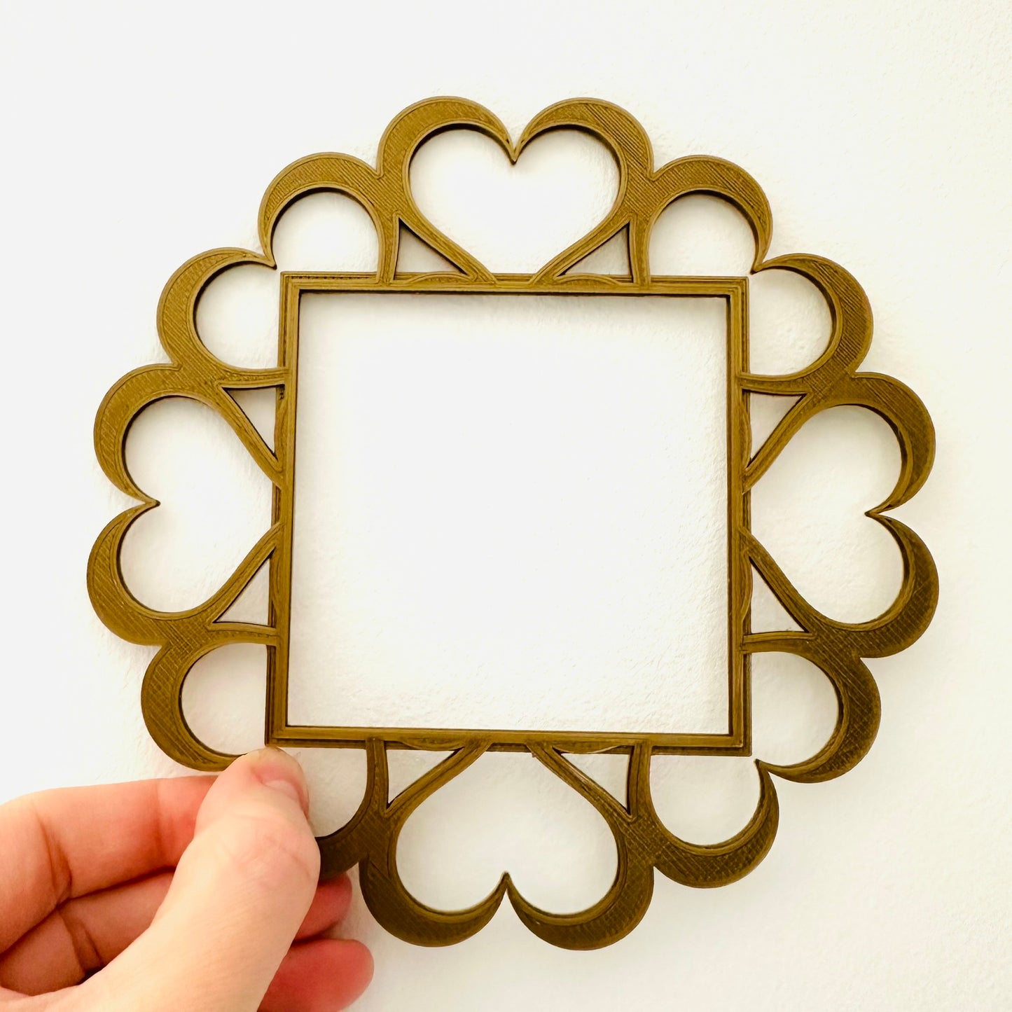 Large Heart Light Switch Surround Cover - 3D Printed - Bedroom Decor - Home Decor - Room Decor - Art - Hearts - Nursery