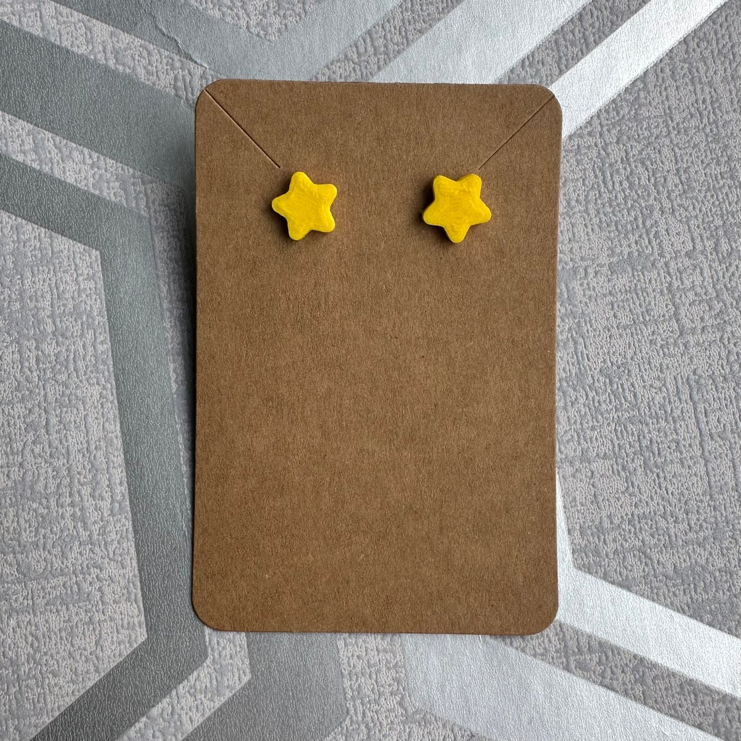 Stars Stud Earrings - 3D Printed - Jewellery - Under 5 Pounds - Small Gifts - Heart - Star - Earrings - Cute - Letterbox Gifts - For Her