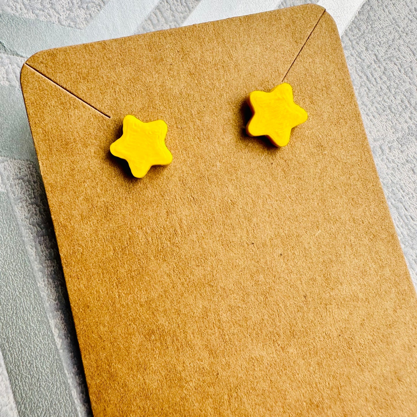 Stud Earrings - 3D Printed - Jewellery - Under 5 Pounds - Small Gifts - Heart - Stars - Duck - Lightning - Paws