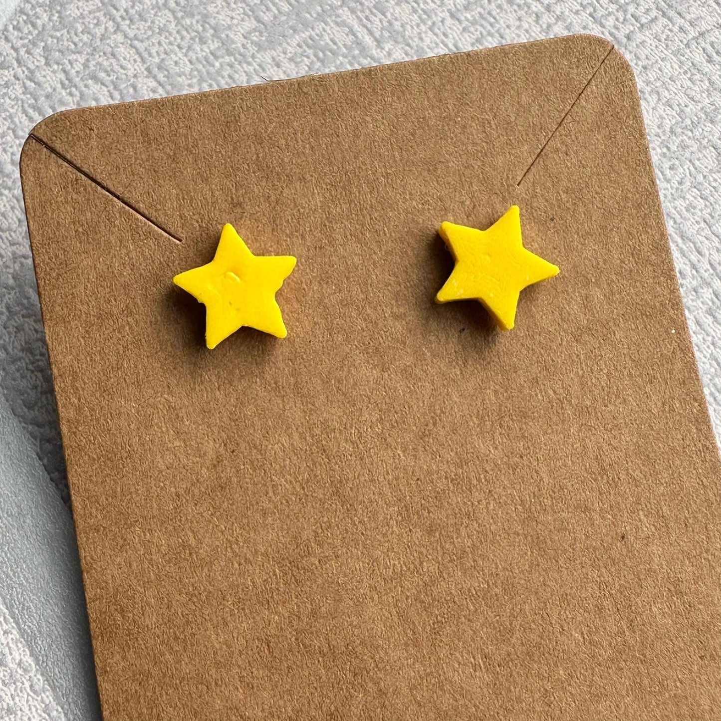 Stars Stud Earrings - 3D Printed - Jewellery - Under 5 Pounds - Small Gifts - Heart - Star - Earrings - Cute - Letterbox Gifts - For Her