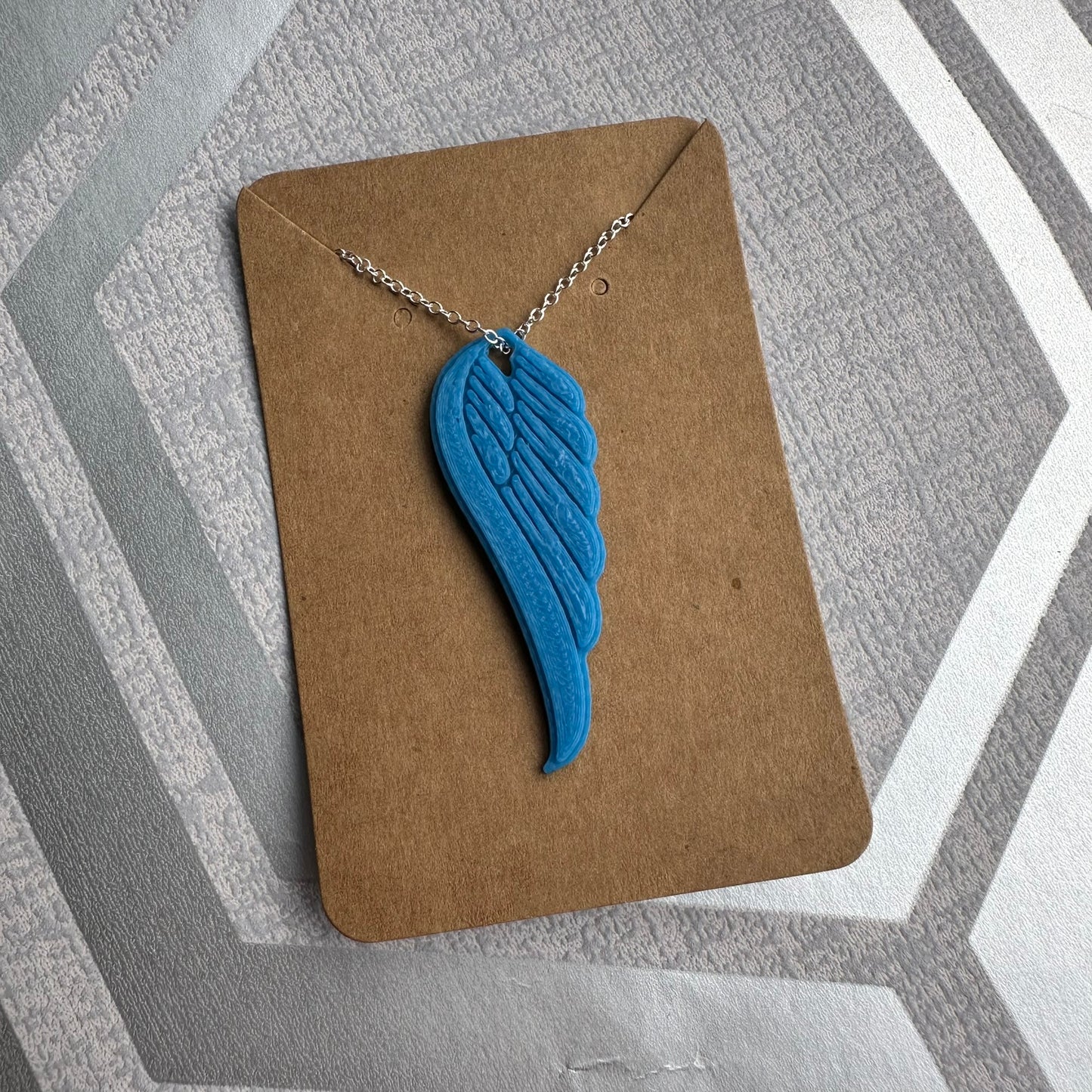 Angel Wing Necklace - 3D Printed - Jewellery - Small Gifts - Feather - Fairy Wings - Letterbox Gifts - For Her - Guardian Angel - Jewelry